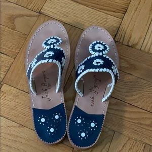 Jack Rogers Navy Sandals